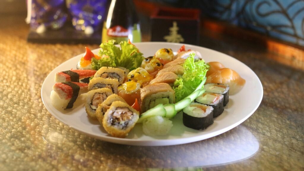 food in a plate and it made by Ravello's local ingredient. The dish made by one of the famous restaurant in Ravello where you can eat.