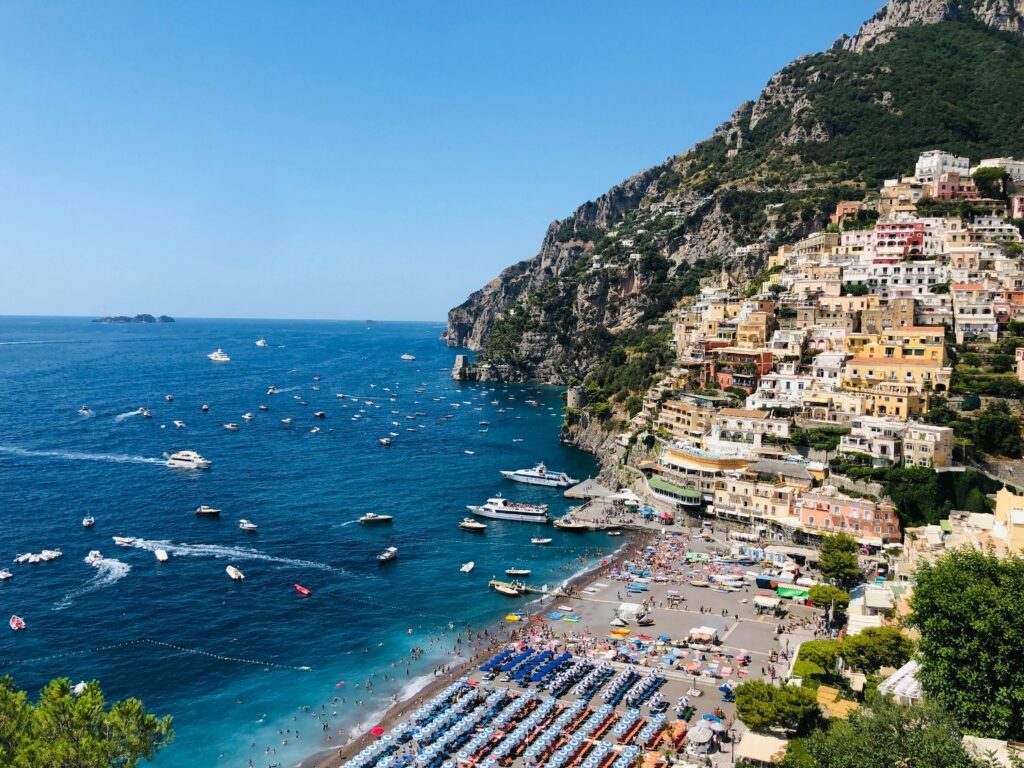Positano beach one of the most beautiful hidden gems in Positano