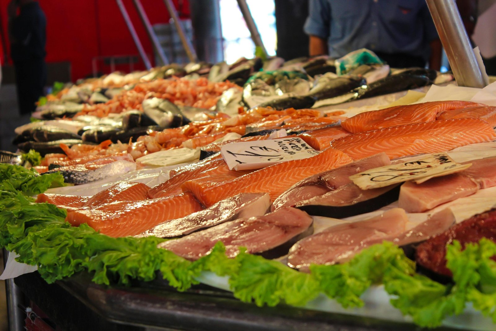 Rialto Venice Market. a fish shop