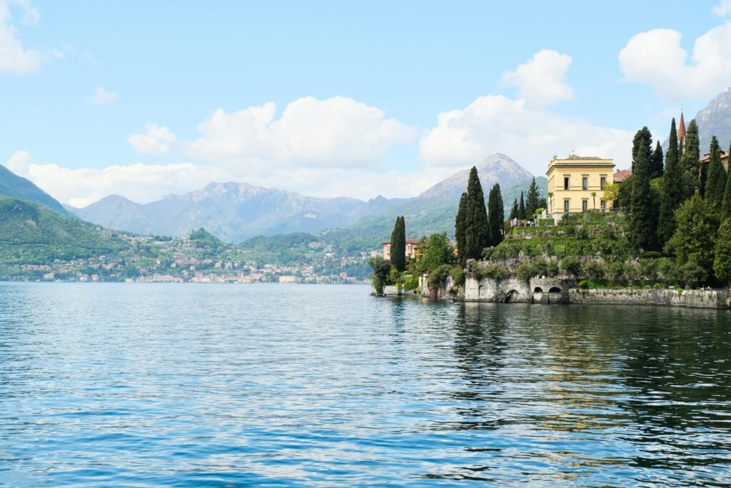 Varenna city near lake Como