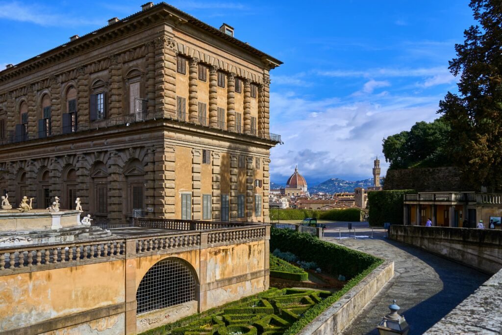 Historic Palazzo Pitti with Florence Skyline